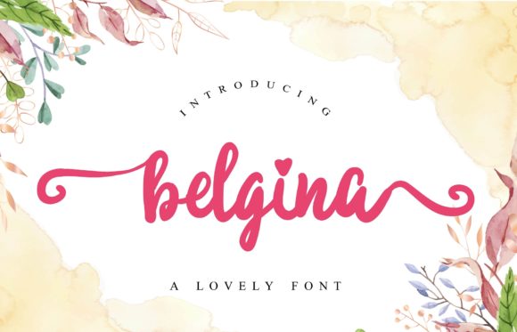 Belgina: A Font That Adds Romance to Your Campaigns