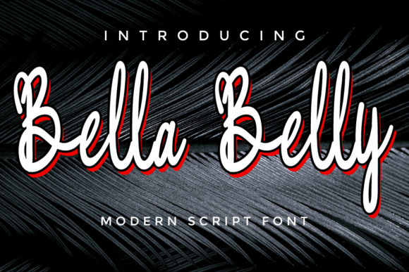 Bella Belly Font: A Festive Script for Handmade Creators