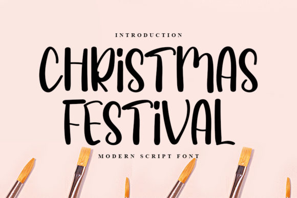 Christmas Festival: A Handwritten Font for Crafting Joy