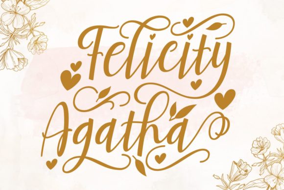 Felicity Agatha: A Handwritten Font for Branding and Design