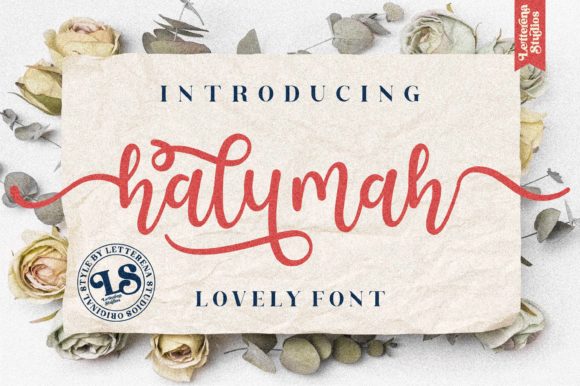 Halymah: A Timeless Script for Branding Projects