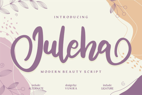 Juleha: The Handwritten Font That Elevates Your Brand
