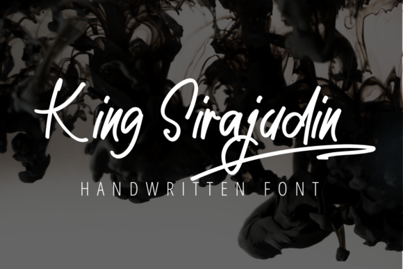 King Sirajudin: A Timeless Handwritten Font for Creative Makers