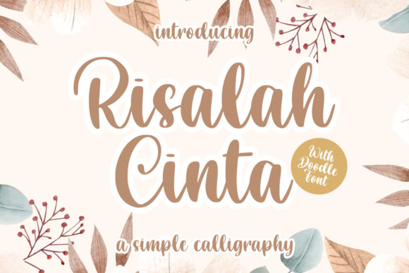 Risalah Cinta: A Script Font for Editorial Design and Branding