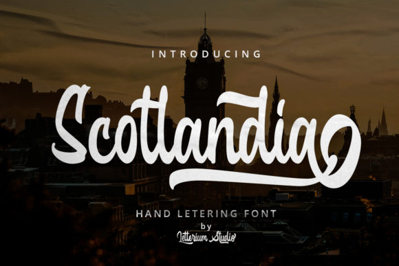 Scotlandia: A Font for Bold Editorial Statements