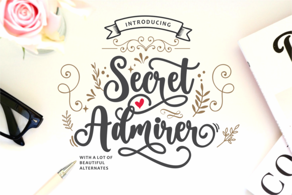 Secret Admirer: A Timeless Script Font for Digital Design