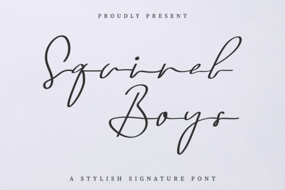 Squirel Boys Font: A Minimalist Script for Campaign Creativity