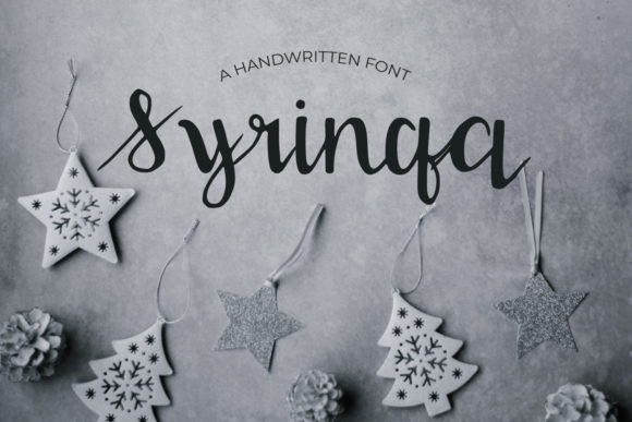 Syringa: A Delicate Script Font for Crafters and Designers